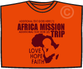 Africa Mission Trp T-Shirt Design